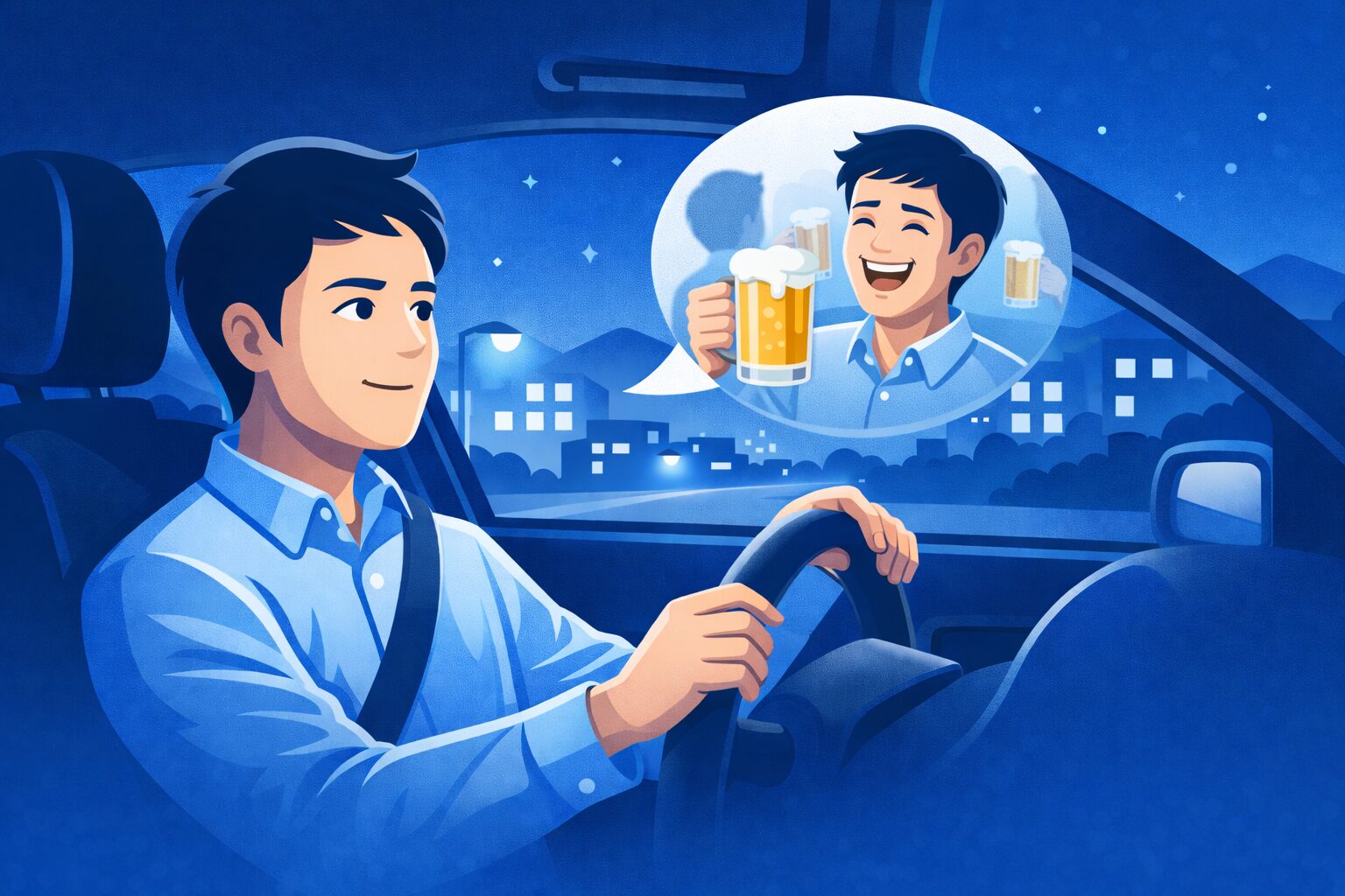 ビール1杯で運転できる？