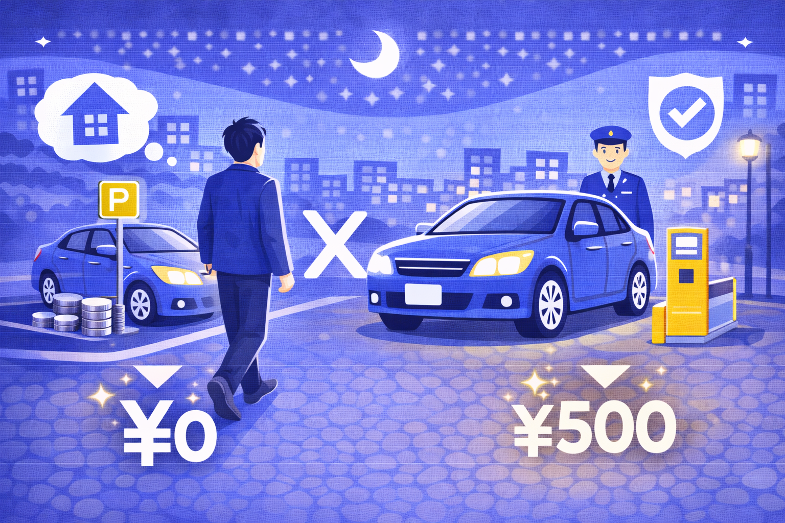 駐車場代 vs 運転代行