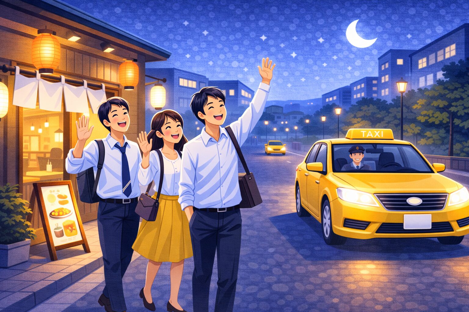 飲み会帰りのベストな帰宅方法