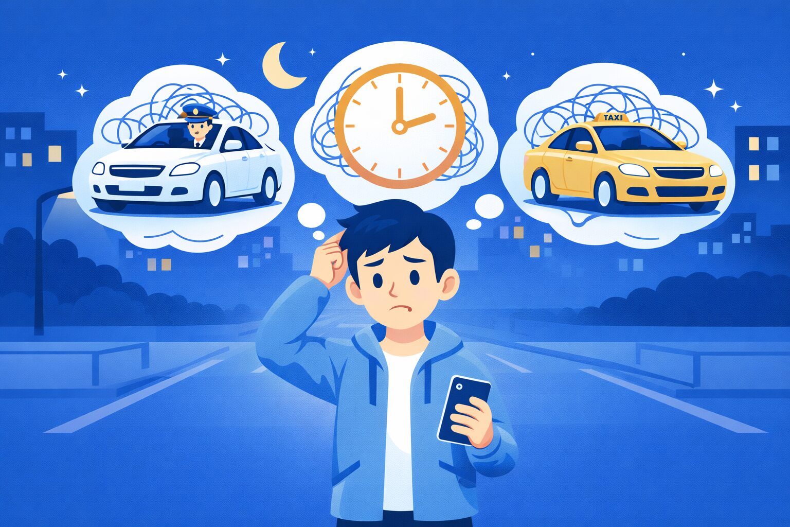 なぜ深夜に帰れなくなるのか｜運転代行・タクシーで失敗する人の共通点