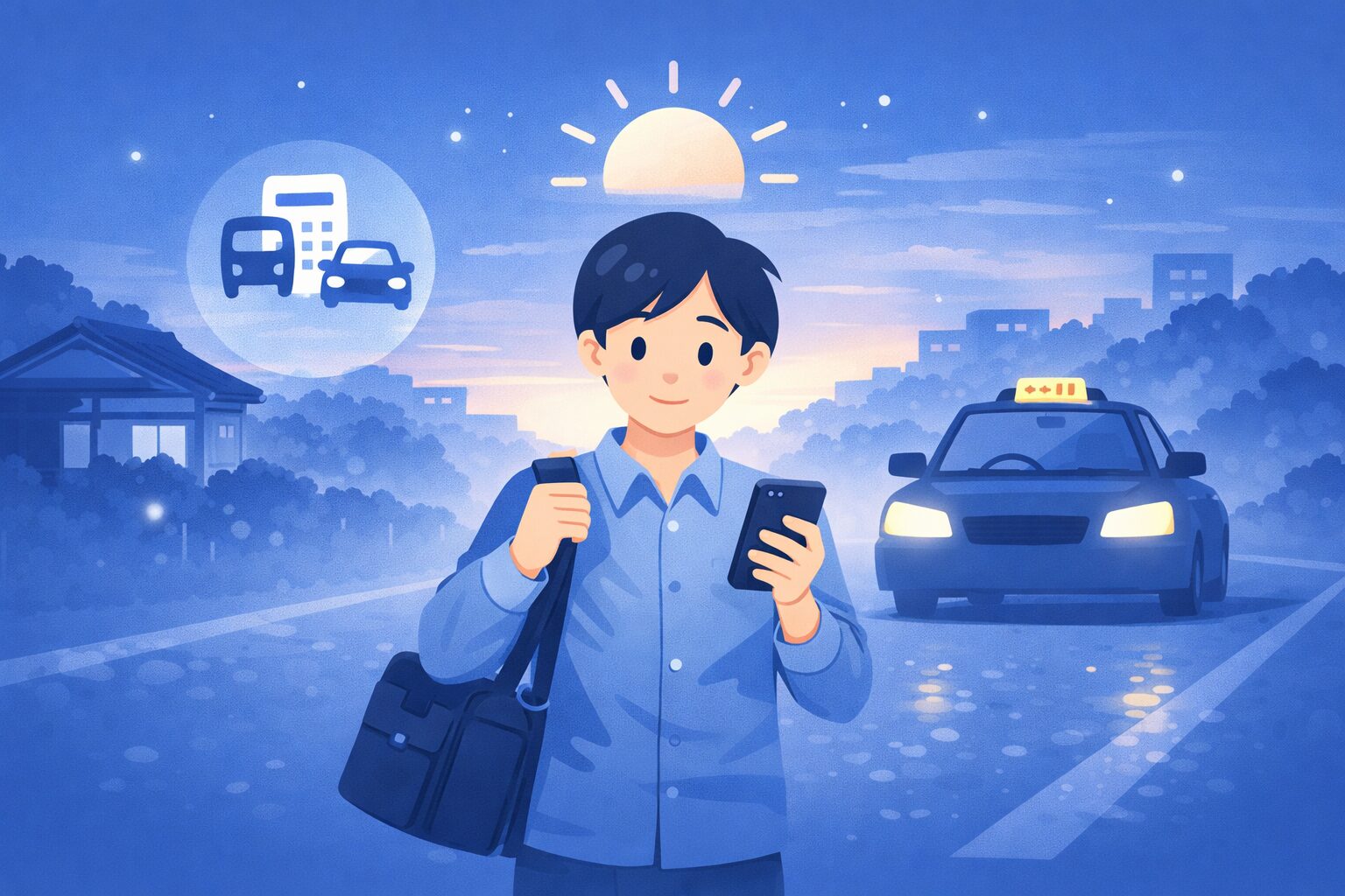 地方の早朝に確実に帰る方法｜台数が少ない時間帯でも失敗しない選び方