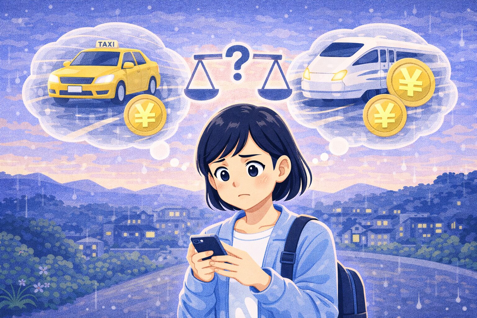 地方の早朝に急ぎで移動するとき迷わないための事前判断｜時間を無駄にしない選び方