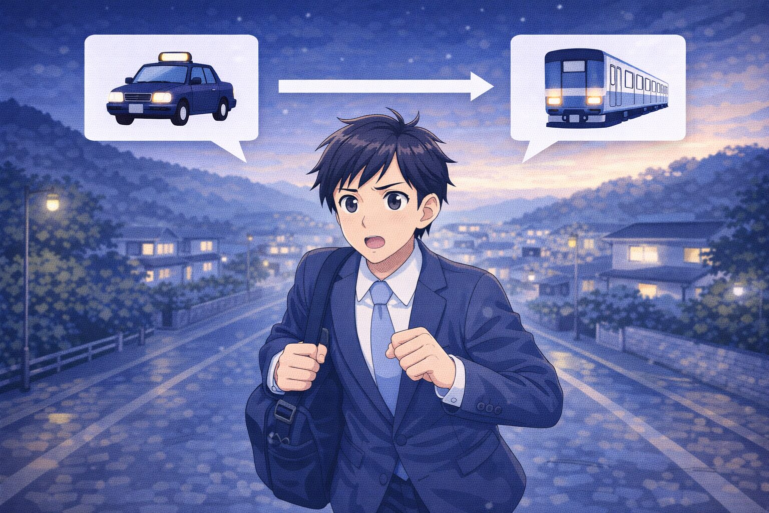 地方の早朝に急ぎで移動するとき確実に帰る方法｜迷わない行動パターン