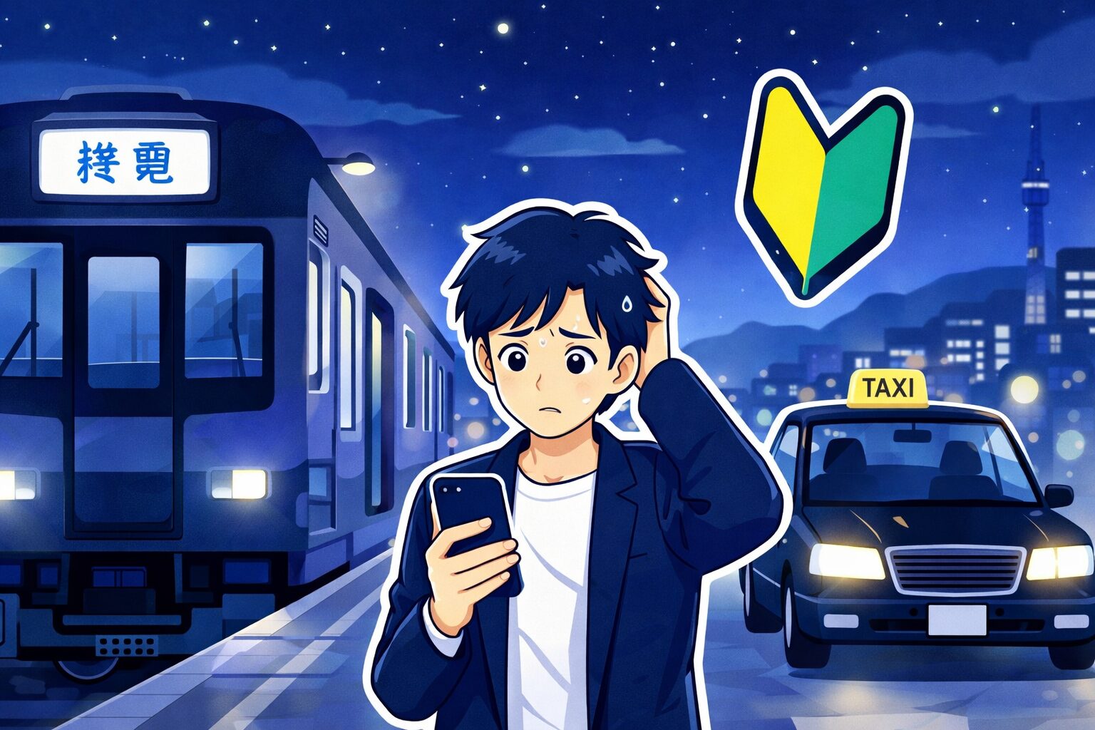 地方の終電後に焦って失敗しないための帰り方｜初めてでも迷わない実践ガイド