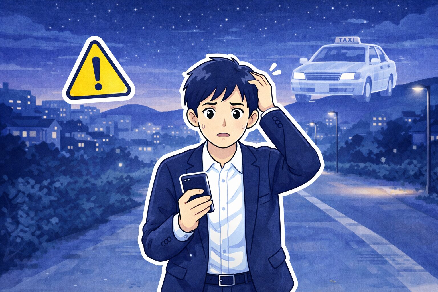 地方の深夜に台数が少ないとき帰れなくならないための行動｜実体験から学ぶ確実な動き方