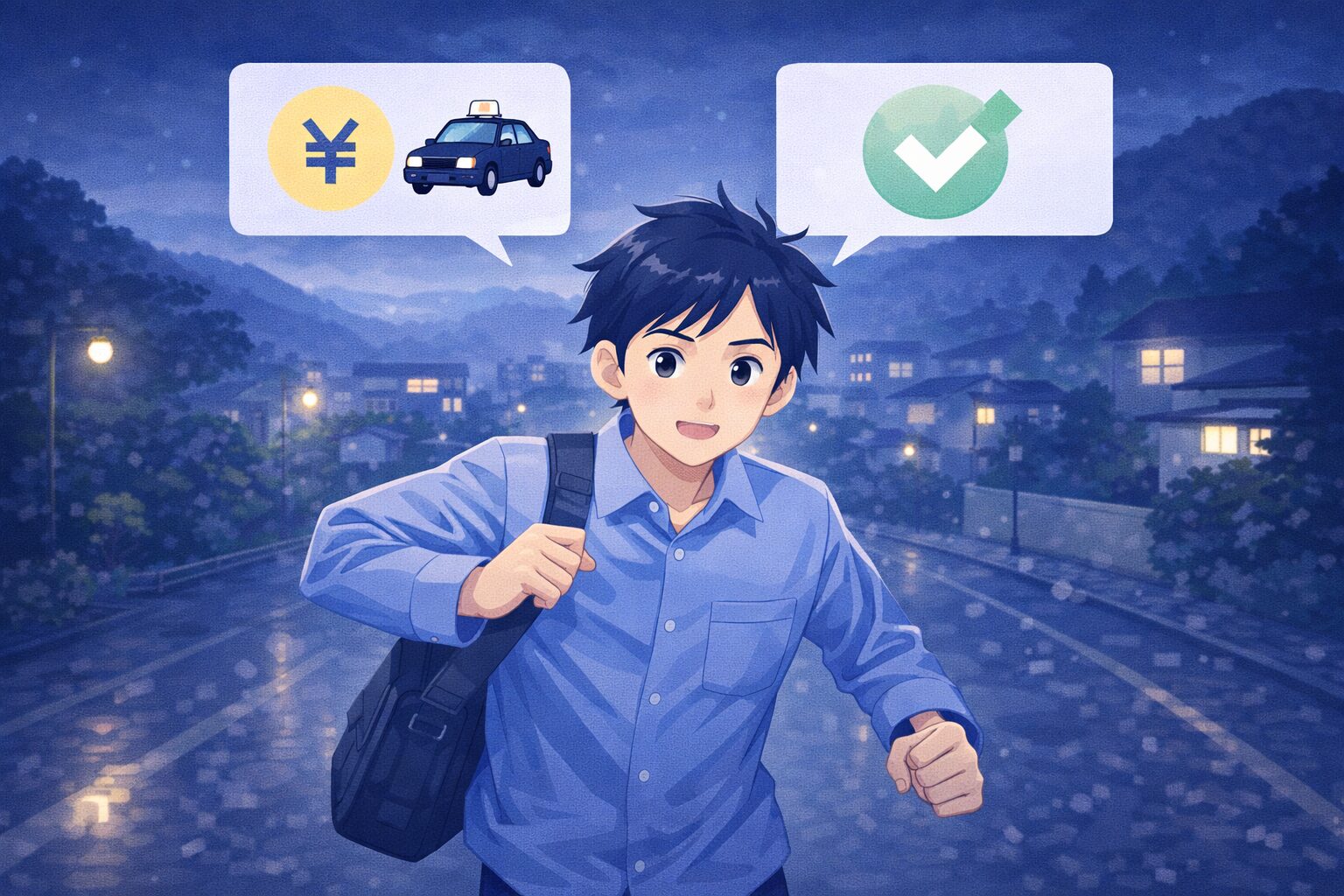 地方の夜に急いで帰るときの最適解｜節約しながら無駄なく選ぶ判断基準