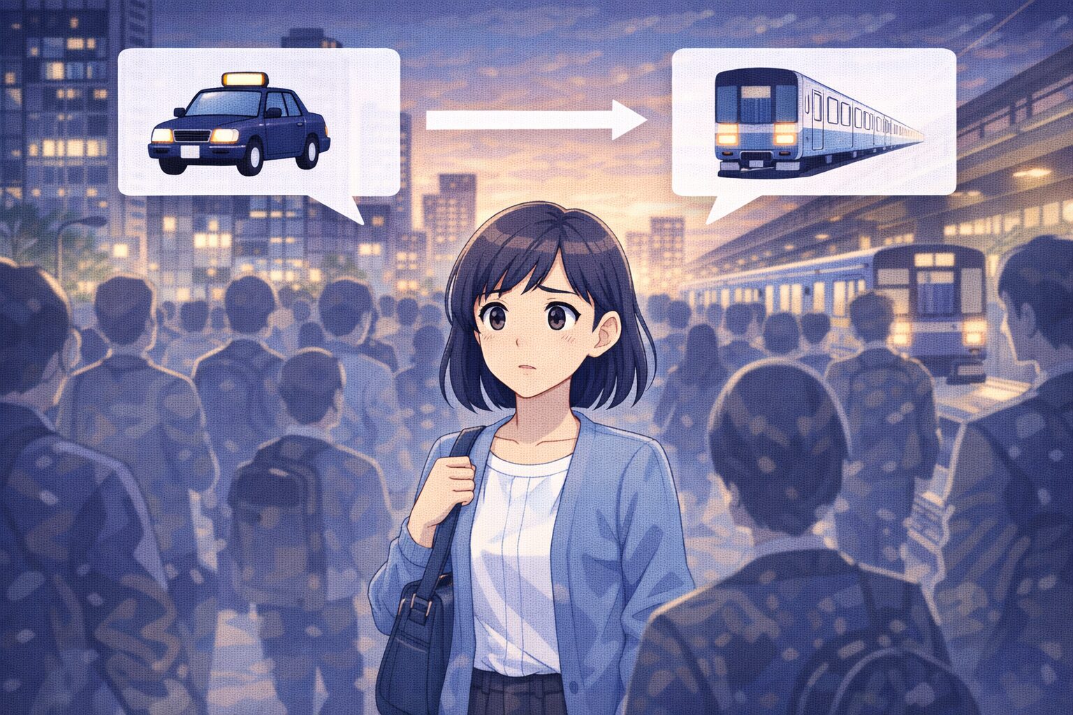 都会の夕方に混雑しているとき初めてでも迷わない帰り方｜失敗しない判断のコツ