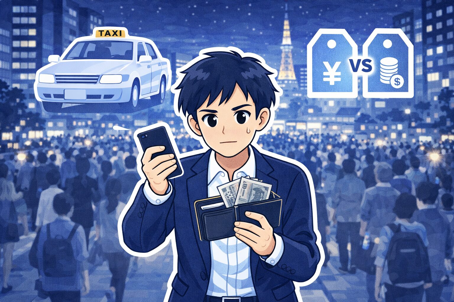 都会の終電後に混雑しているとき無駄なく帰る方法｜節約しながら効率よく動く判断基準