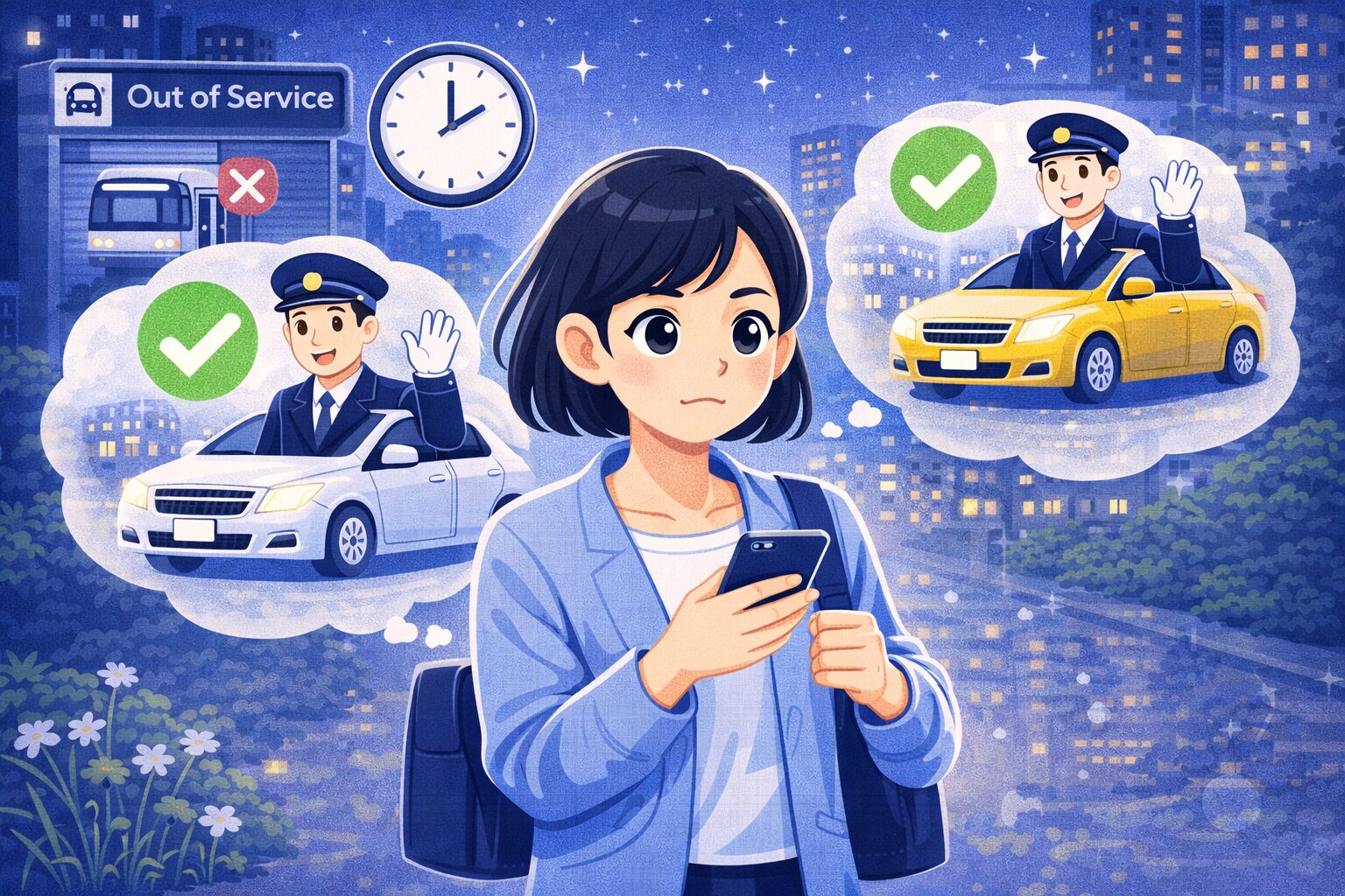 都会の終電後に急いで帰るとき最速で動く方法｜迷わず選べる行動パターン