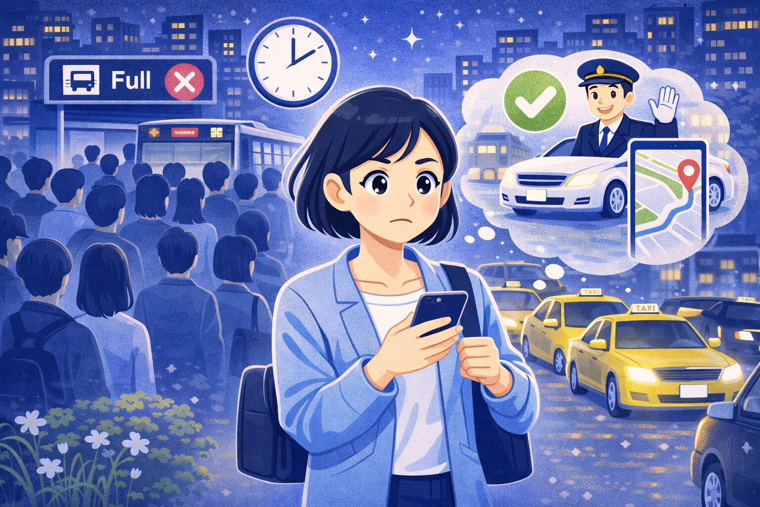 都会の深夜に混雑しているとき最短で帰る方法｜迷わず動ける実践ガイド