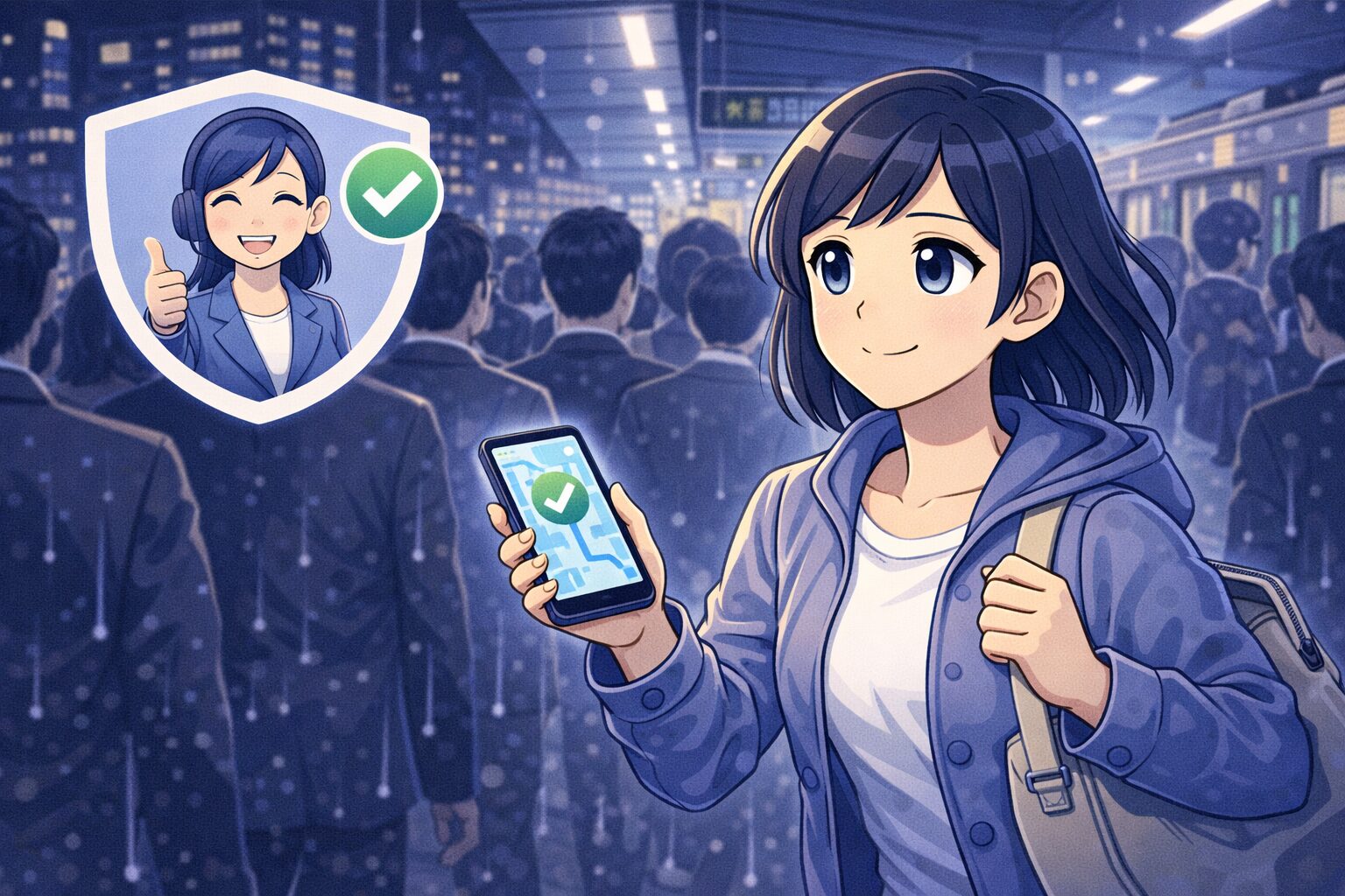 都会の深夜に混雑していても迷わない｜初めてでも確実に帰れる動き方