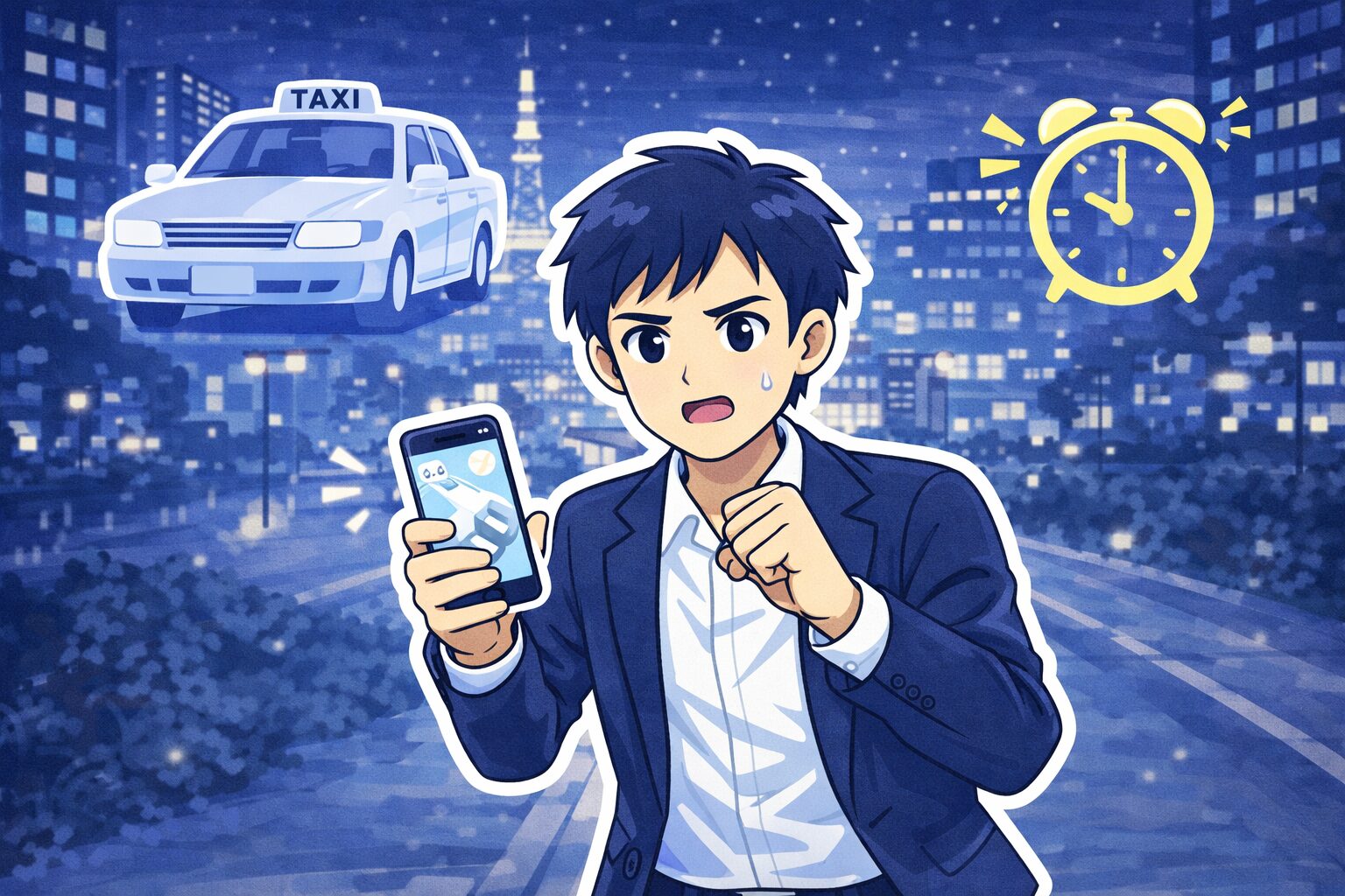 都会の深夜にタクシーが捕まらないとき、最速で帰るための実践ガイド