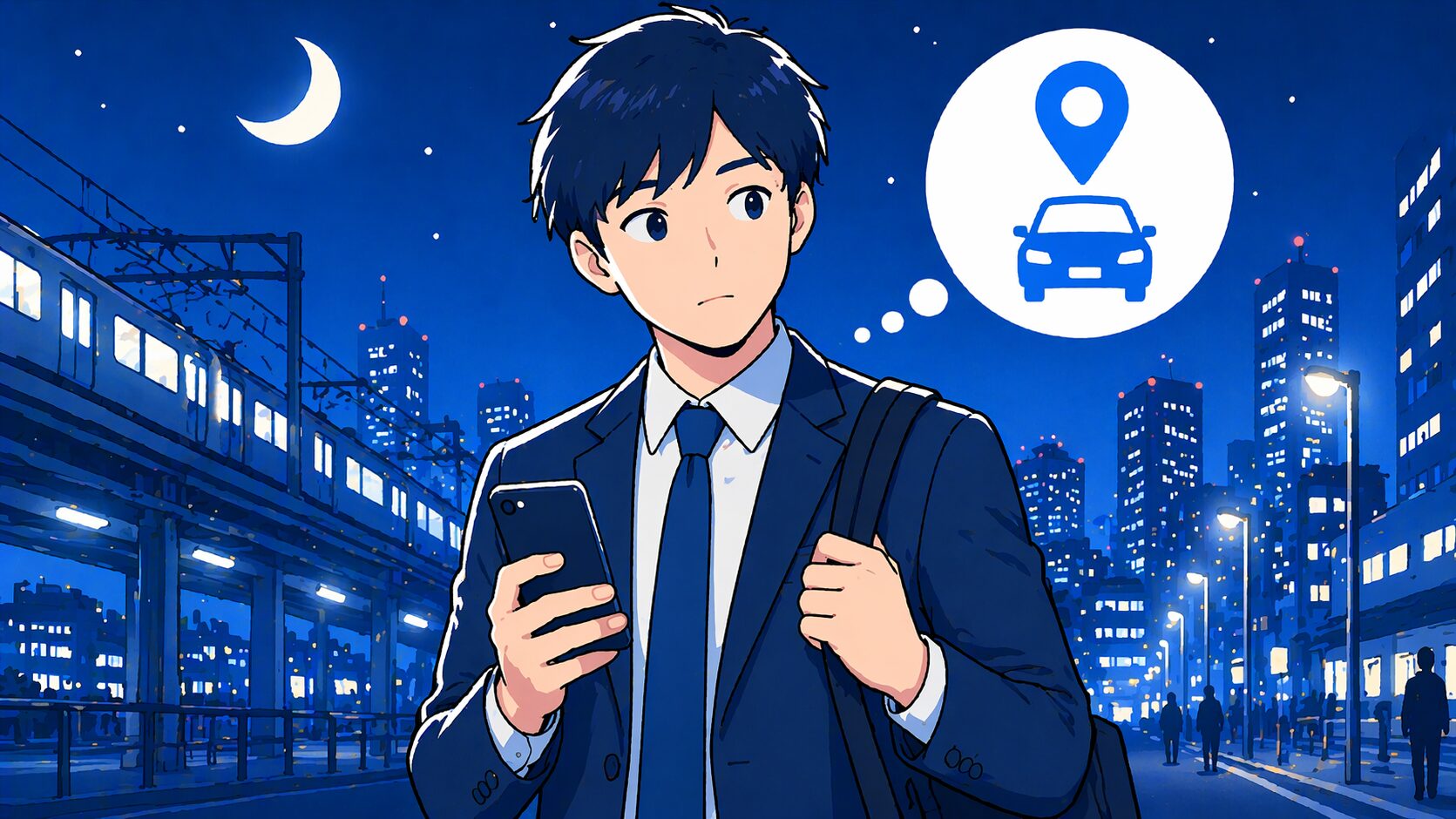 終電後にタクシーが捕まらないとき確実に帰る方法｜都市部で迷わない判断と行動