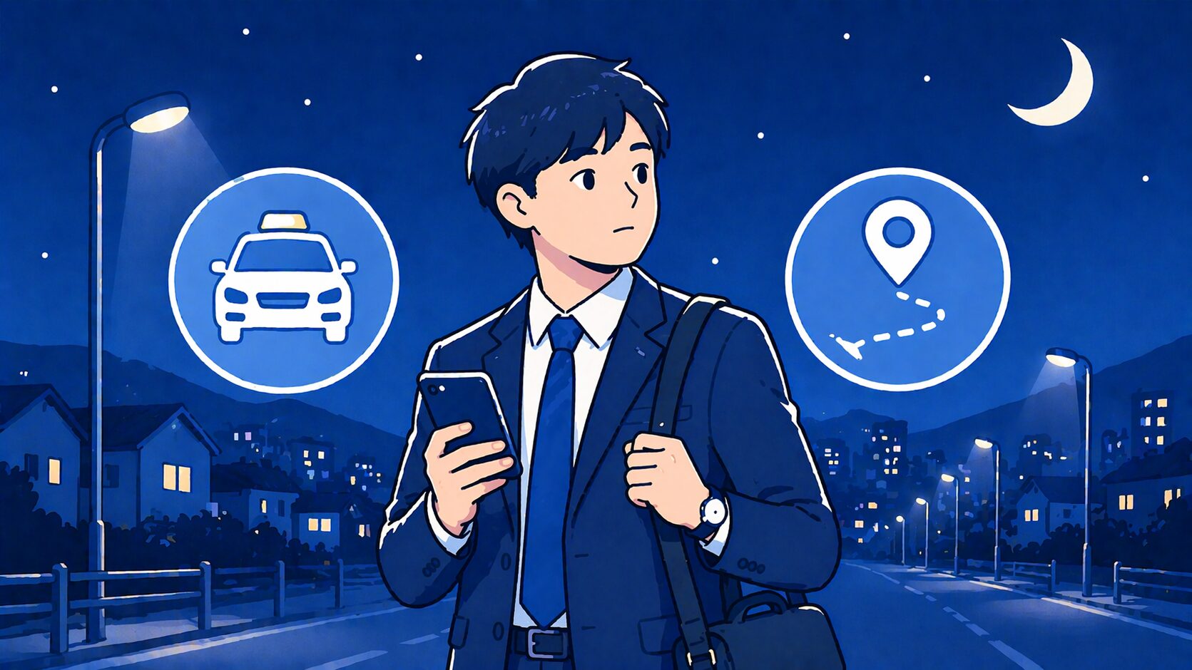 地方の夜にタクシーが捕まらないとき確実に帰る方法｜社会人が迷わない判断基準