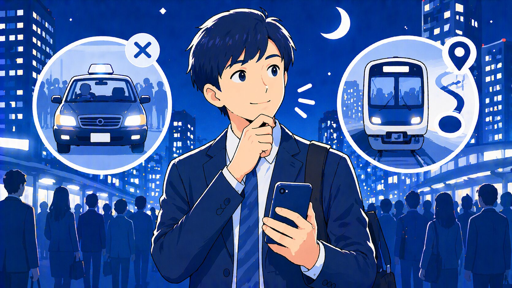 都市部の夜に混雑していても確実に帰る方法｜社会人が迷わず動ける実践判断