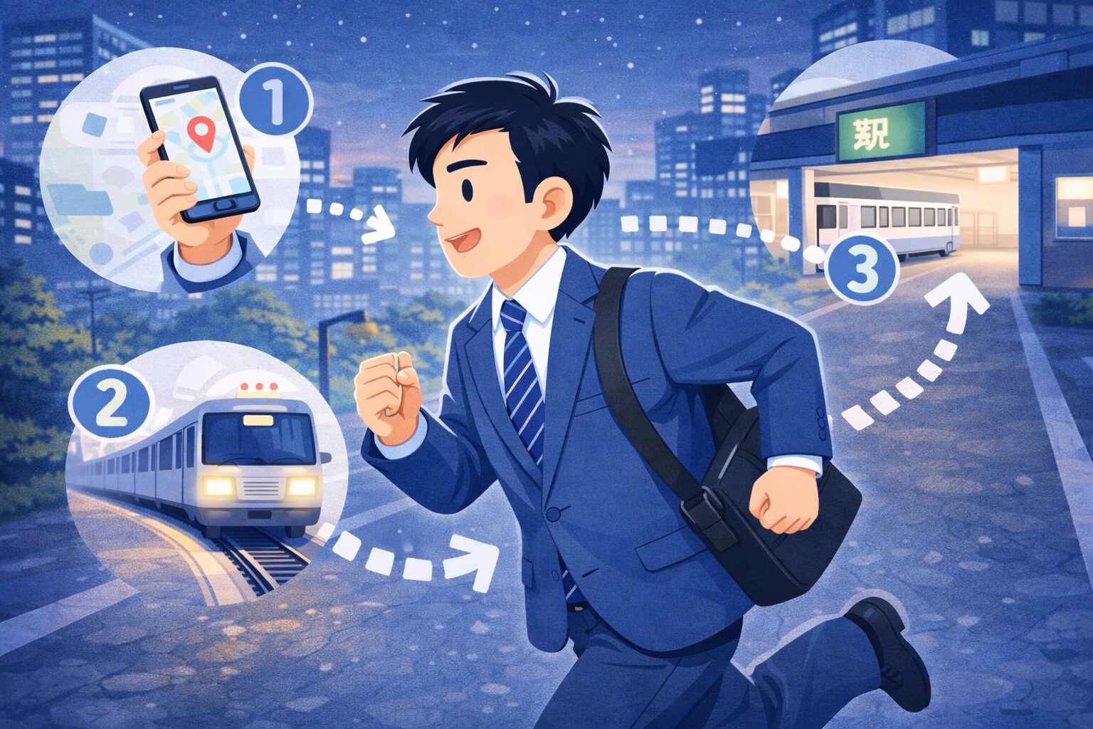 都市部の夜に急いで帰るとき迷わず動ける具体的ステップ｜初めてでも即実行できる判断法