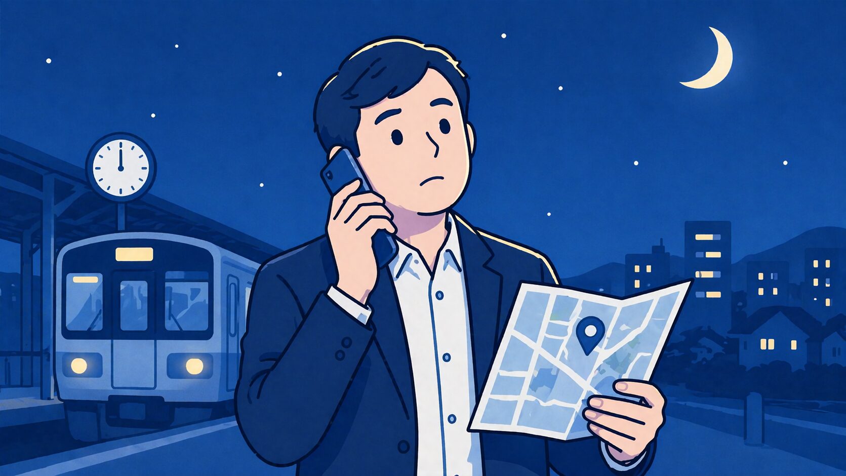 地方の終電後に急いで帰るときの判断基準｜迷わず動ける比較の考え方