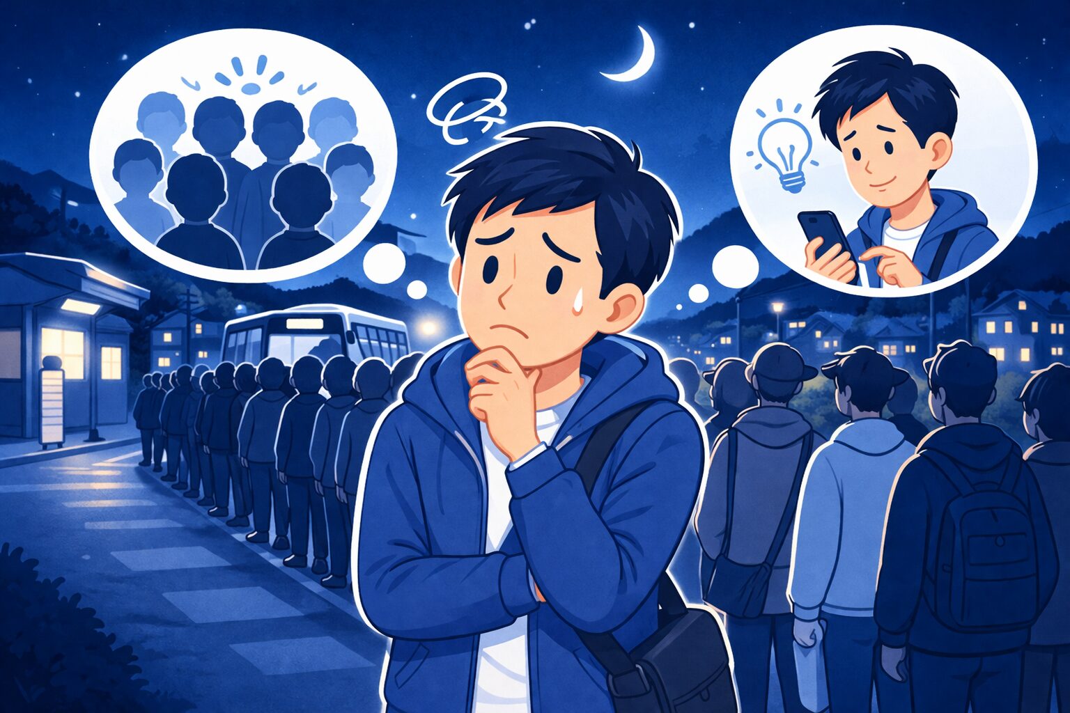 地方の深夜に混雑しているときの最適な選び方｜帰れないストレスを減らす判断基準