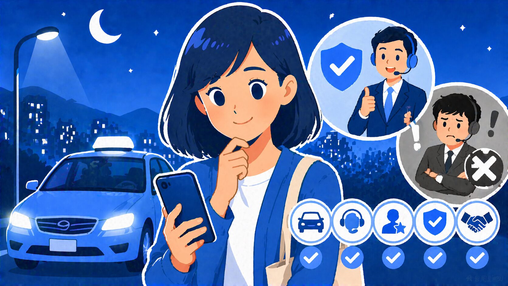 運転代行選びで失敗しない！「対応が不安」を解消する優良業者を見極める5つのポイント