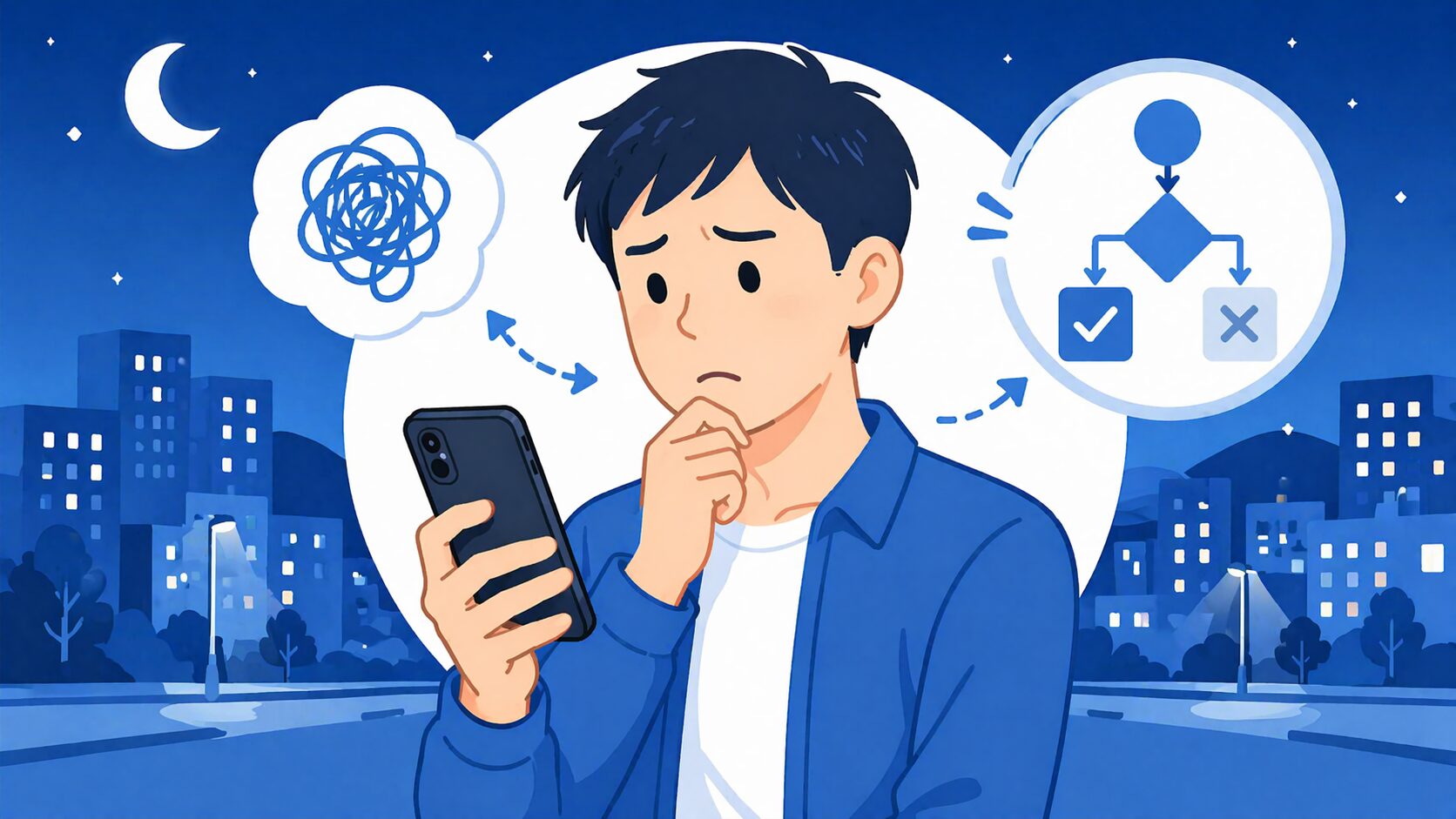 運転代行の「連絡トラブル」をゼロに！スムーズな合流を叶える予約判断フローチャート
