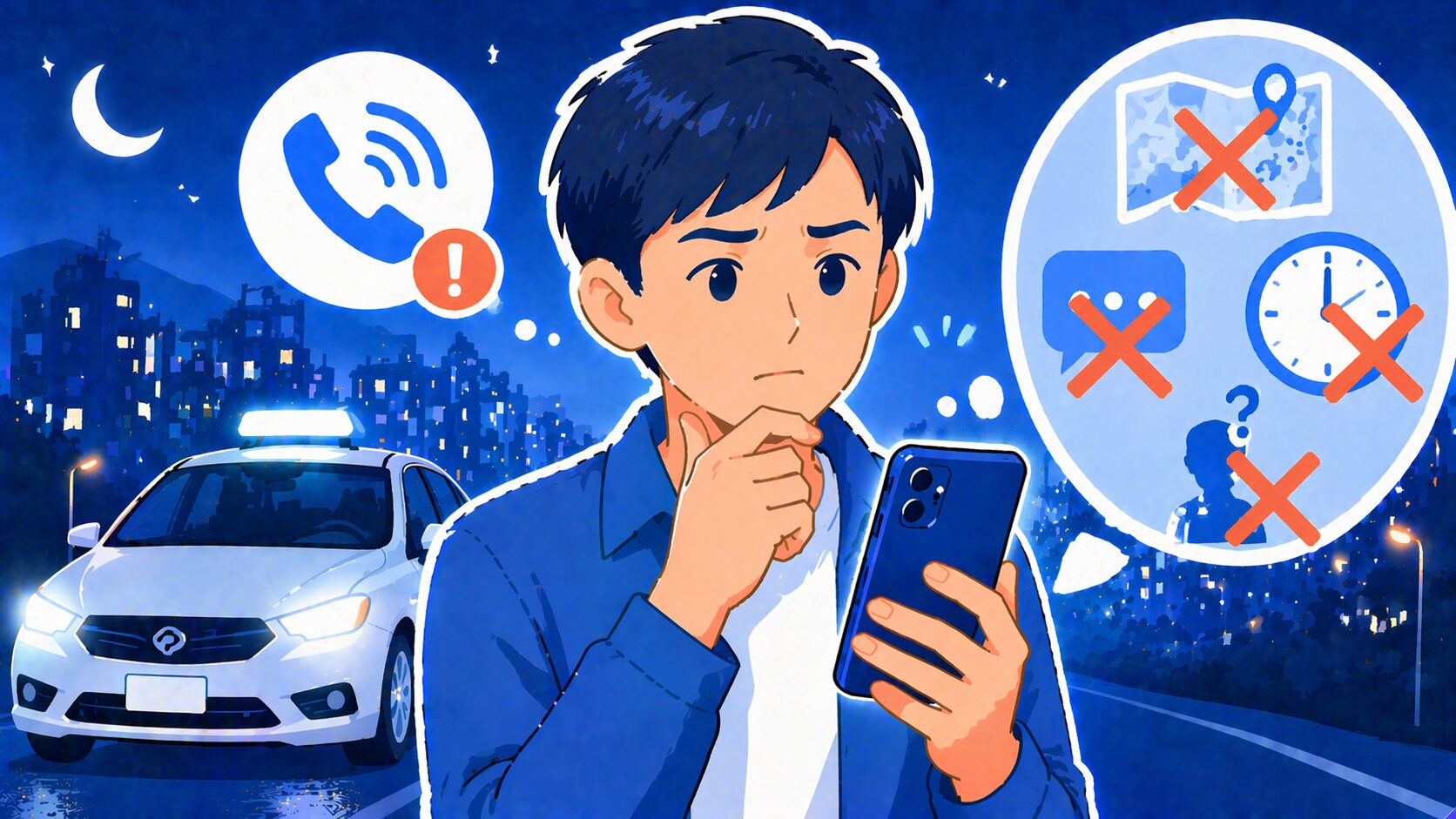 直前でやりがちなミス5選｜運転代行との連絡トラブルを防いでスムーズに合流するコツ